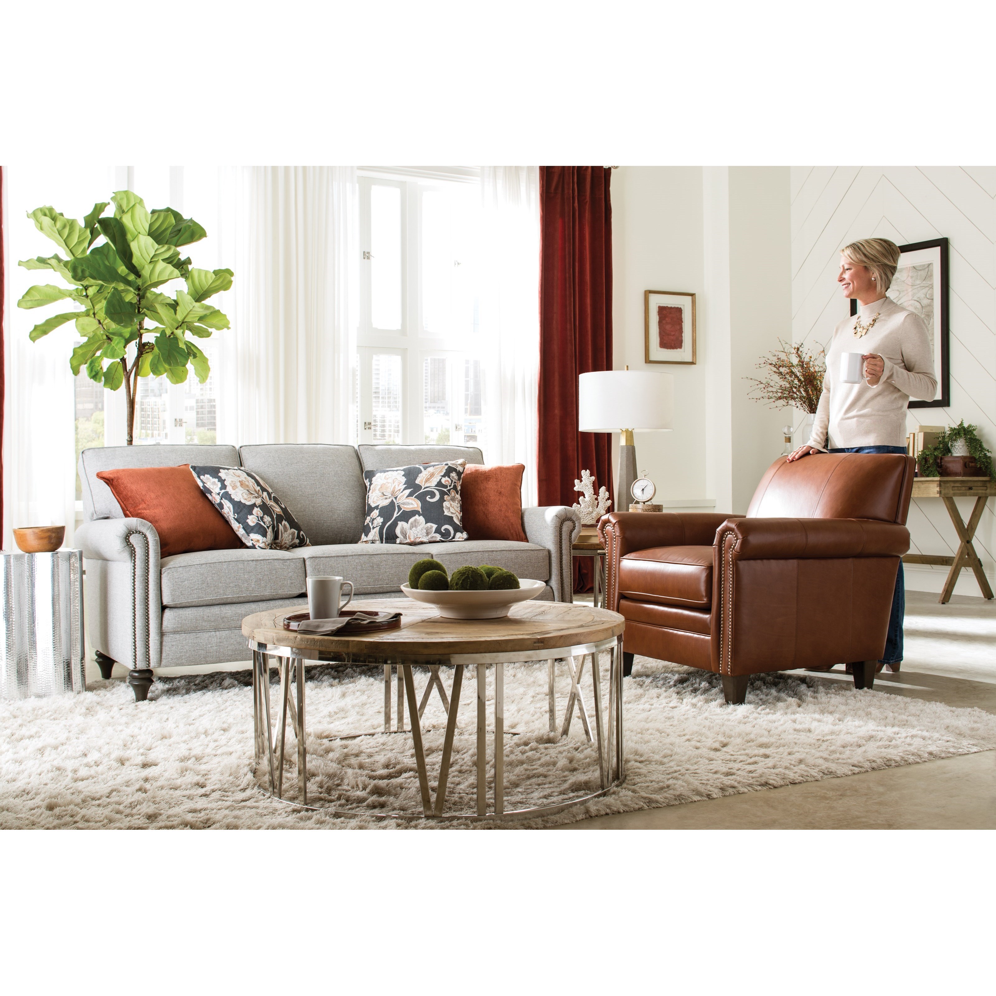 Smith Brothers Build Your Own 3000 Series Customizable Chair with Panel